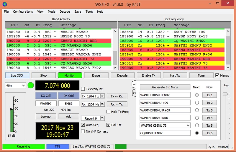 WSJT-X Screenshot