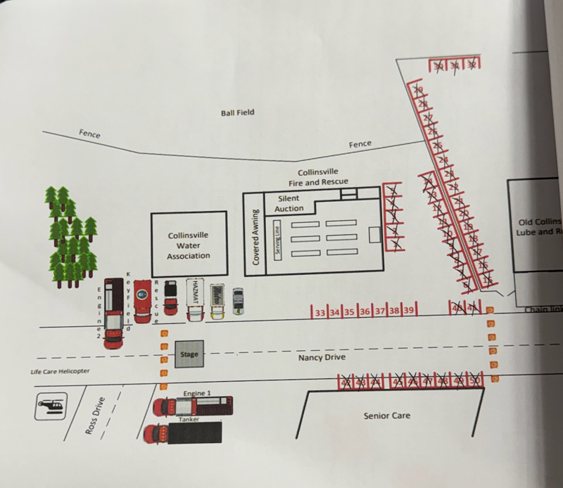 Collinsville Day Map